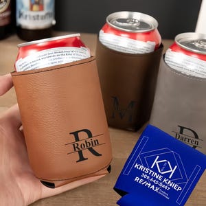 50pcs Custom Can Cooler Holder, Beer Can Holder, Personalized Beer Cup Sleeve, Unique Groomsmen Gift, Gift for Him, Wedding Party Favors