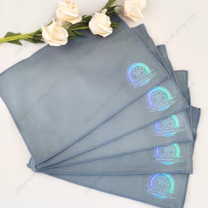 100pcs Custom Printed Cleaning Cloth and Towels, Microfiber Suede Screen Wipe, Business Logo Solf Cloth for Glass,Camera Lens,Car Use&Gifts