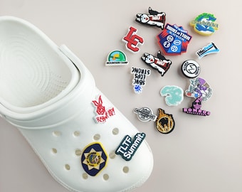 100pcs Custom PVC Shoe Charms, Personalized Logo Pins, Shoes Accessory