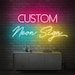 Custom Neon Sign Wall Art Decor Led Neon Light Sign Anime Gamer Decor Neon Sign Outdoor Decorative Sign Personalized Gift Decor Wedding Sign