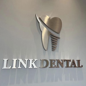 Laser Cut Logo Sign,Dental Clinic Sign,3D Business Sign,Dentist Sign,Reception Logo,Custom Laser Cut,Beauty Salon Sign