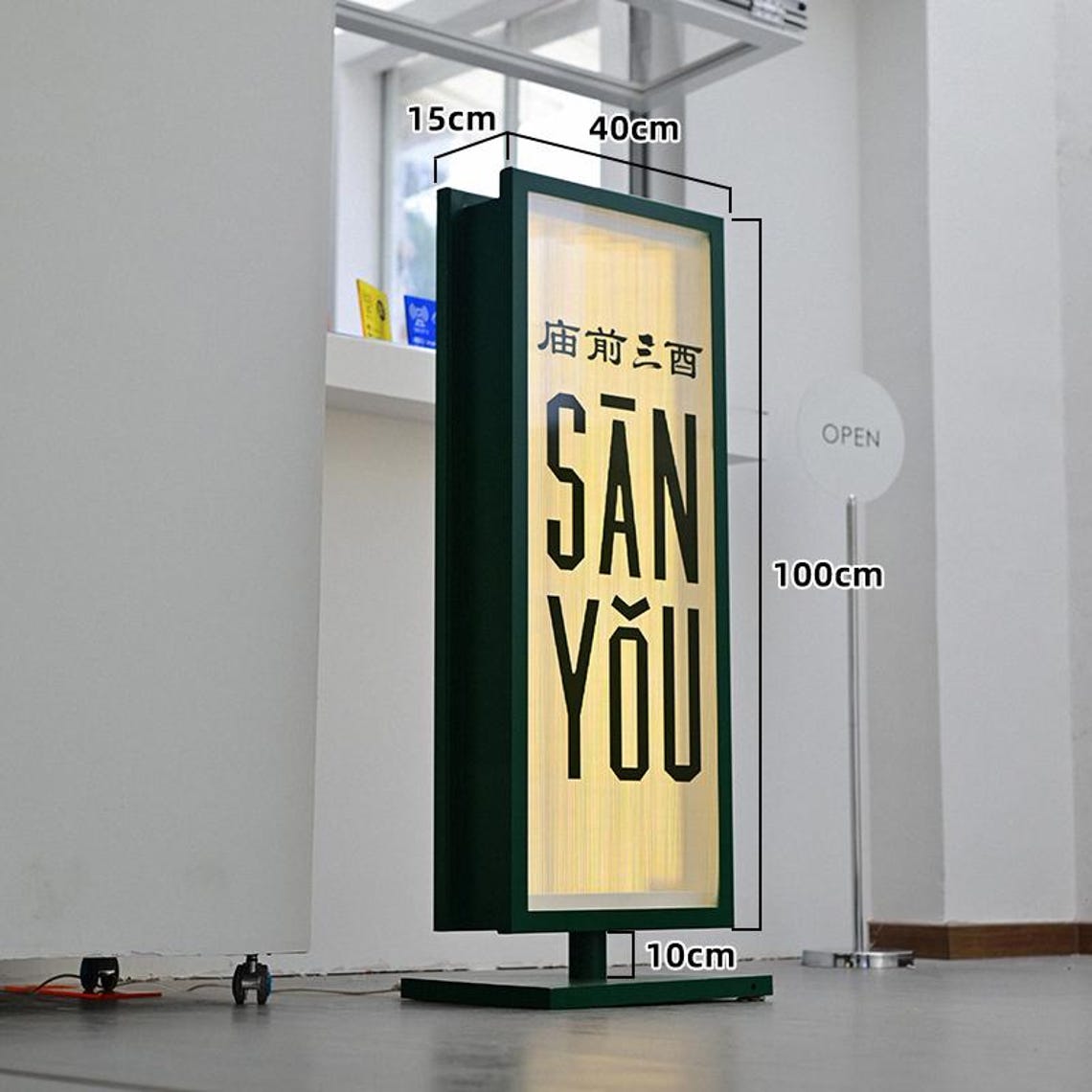 Window. Lightbox Storefront Custom Storefront LED Lightbox, Freestanding Business Sign - Etsy