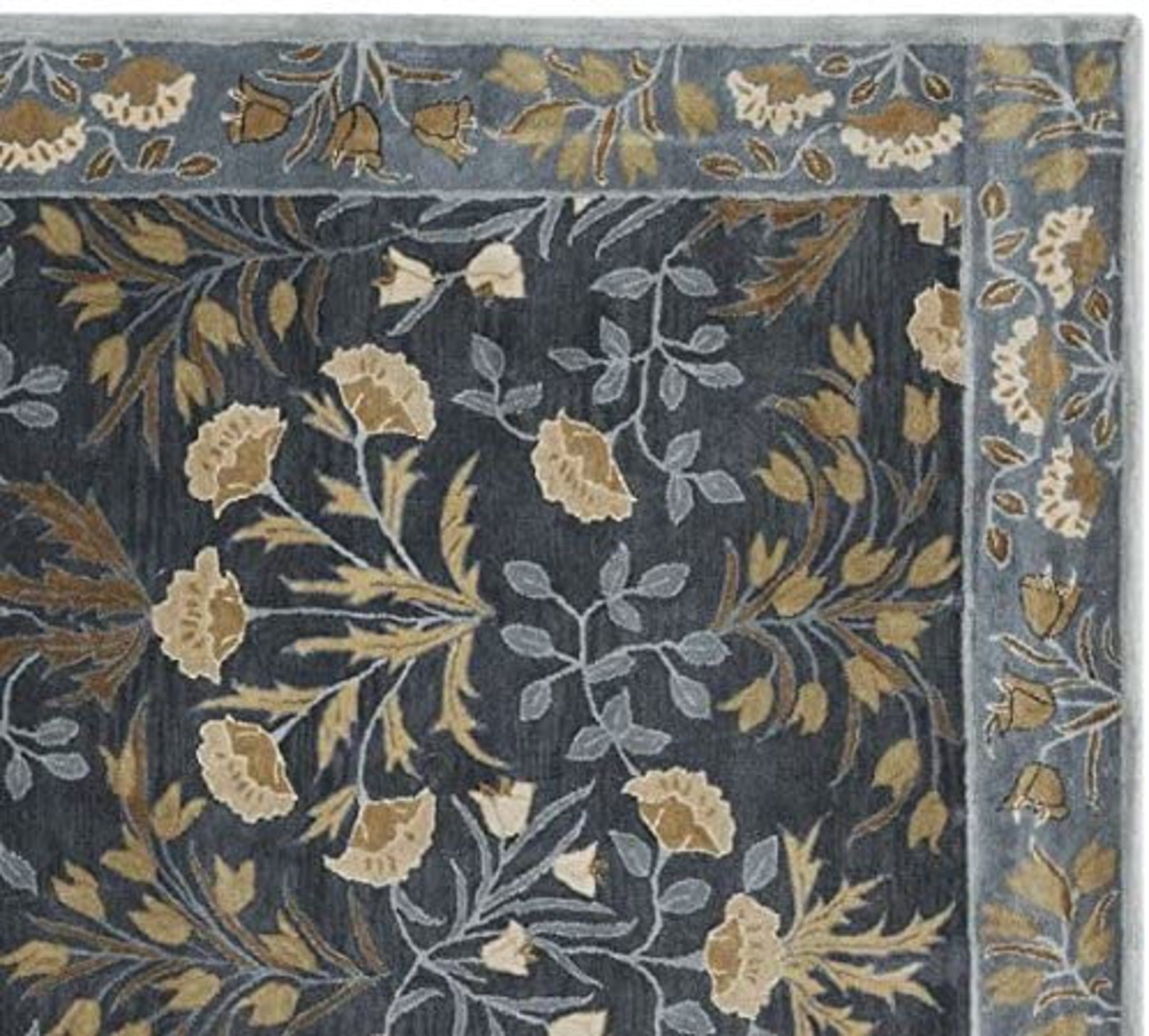 Adeline Blue Hand Tufted Woolen Area Rugs and Carpet..3x5 Etsy