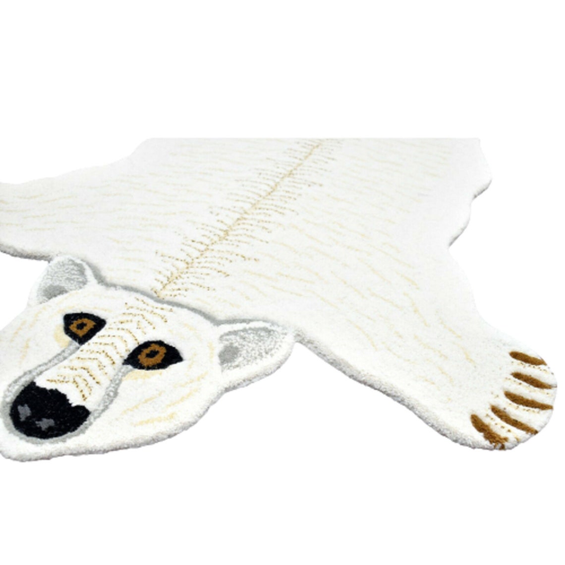Rug USA Large White Polar Bear Rug Nursery Decor Mat White Etsy