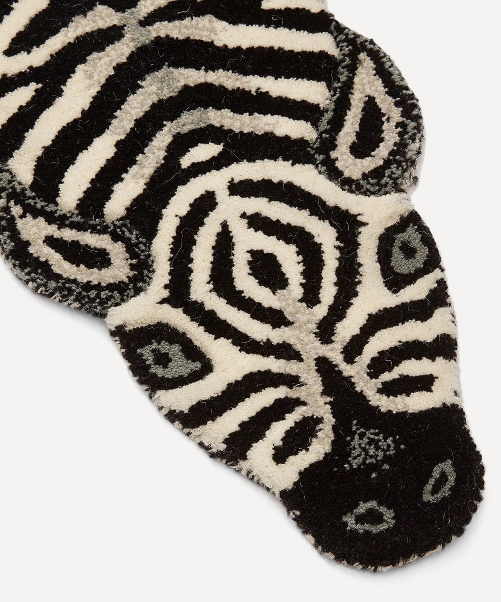 Zebra Rugs Hand Tufted Wool Zebra Rug Carpet Home Decorative Etsy