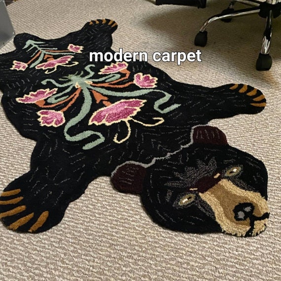 Hand Tufted Groovy Gorilla Rug 3x5 Feet 100 % Woolen Hand Tufted