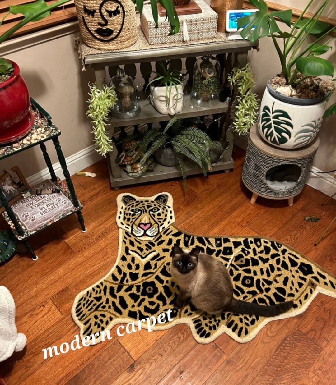 Leopard Rugs Handmade Tufted for Living Room Bedroom Kid Room Available ...