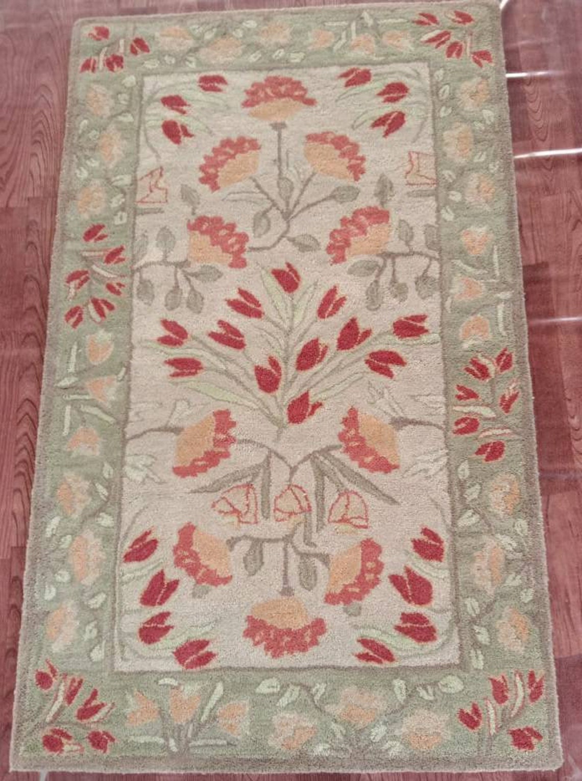 Adeline Multi Hand Tufted Woolen Area Rugs and Carpet..3x5 Etsy