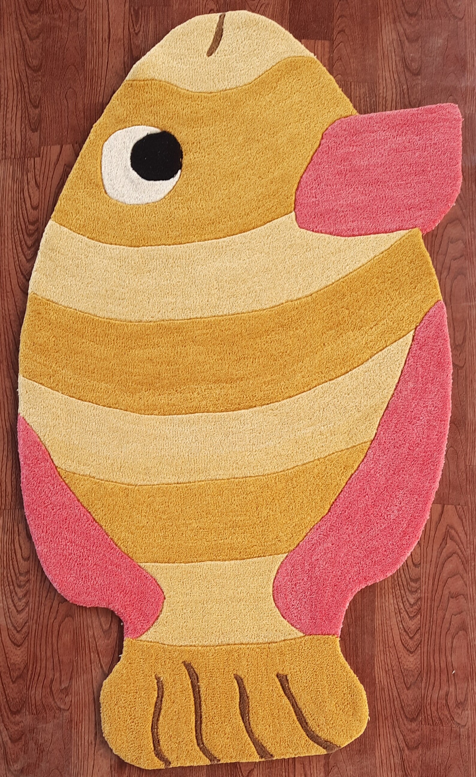 Fish Rug Hand Made with 100 Woollen Cotton Backing for Home Etsy