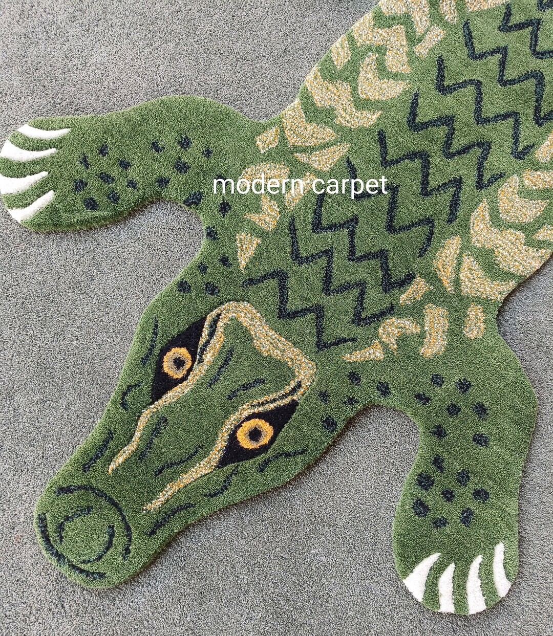 Croods Rug Crocodile Rugs Handmade Tufted for Living Room Bedroom Kid Room ...