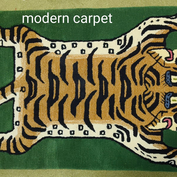 Tiger Rug - Etsy