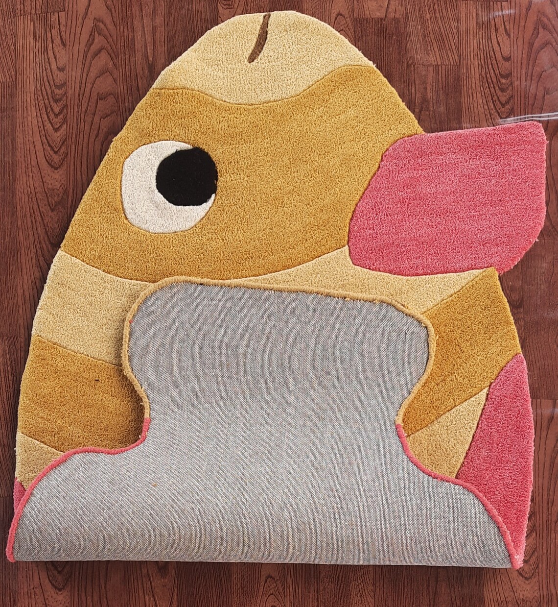 Fish Rug Hand Made with 100 Woollen Cotton Backing for Home Etsy