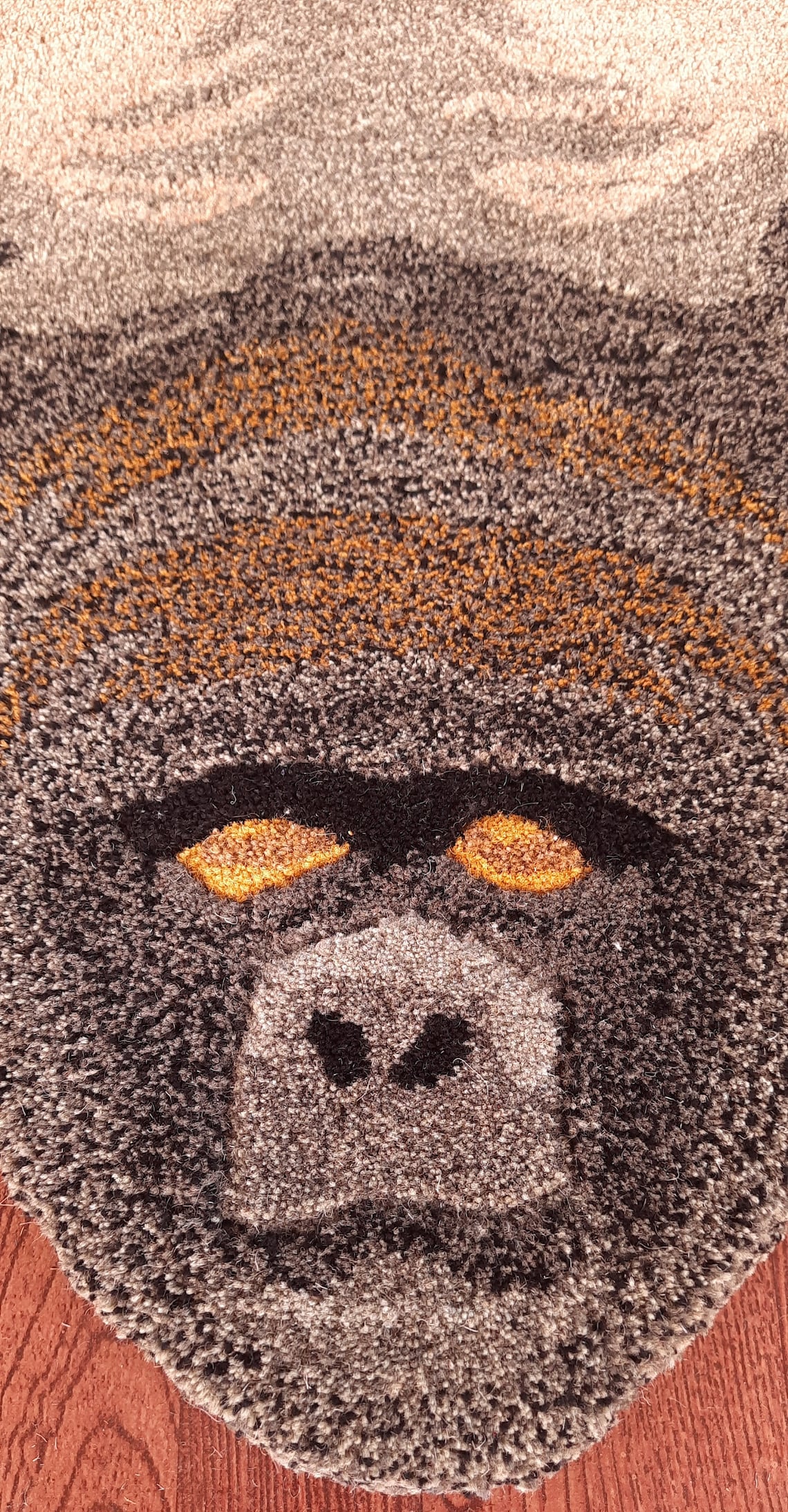 Groovy Gorilla rug 3x5 feet 100 woolen hand tufted rug Etsy