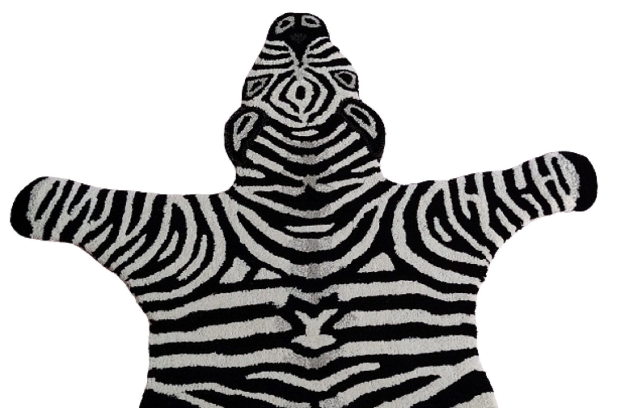 Zebra Rugs Hand Tufted Wool Zebra Rug Carpet Home Decorative Etsy