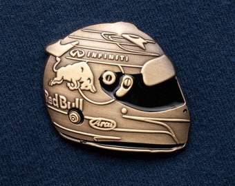 Sebastian Vettel 2014 Monaco Special Edition Helmet Die-Cast Pin