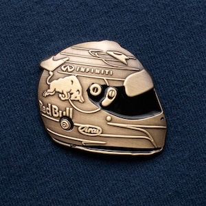 Sebastian Vettel 2014 Monaco Special Edition Helmet Die-Cast Pin