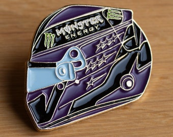 Lewis Hamilton 2020 Abu Dhabi Helmet Enamel Pin