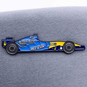 Renault R26 Formula One Car Enamel Pin