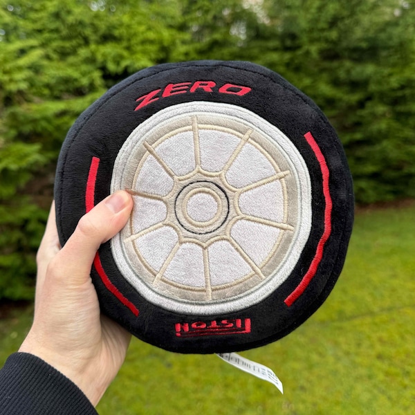 Formula 1 Race Tire Plush Toy