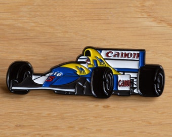 Nigel Mansell&#39;s FW14B Formula One Car Enamel Pin