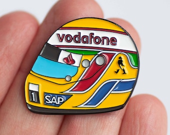 Lewis Hamilton 2008 Race Helmet Enamel Pin