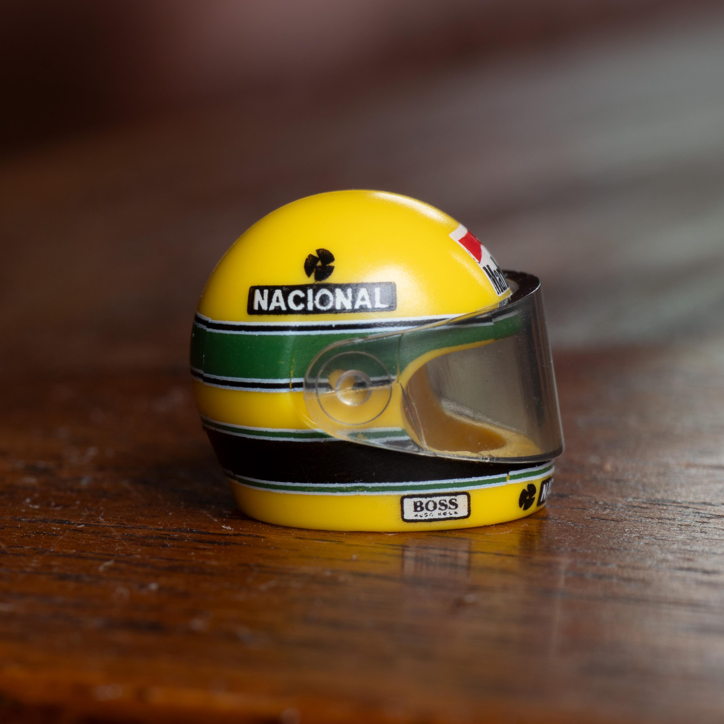 Ayrton Senna Custom Lego Minifig Helmet - Etsy