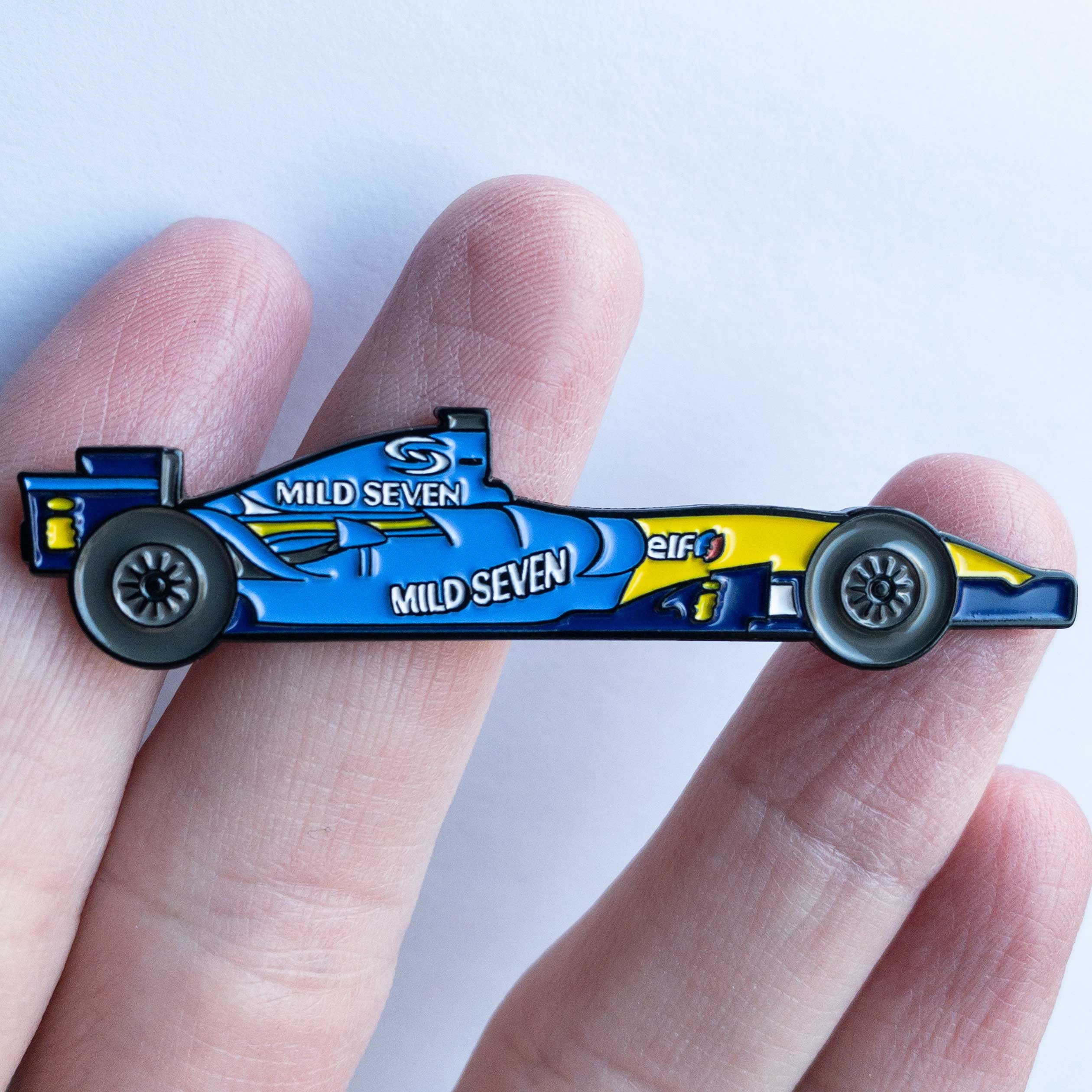 F1 Racing Pin Button Renault R26 Formula One Car Enamel Pin - Etsy