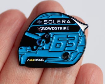 George Russell Helmet Enamel Pin