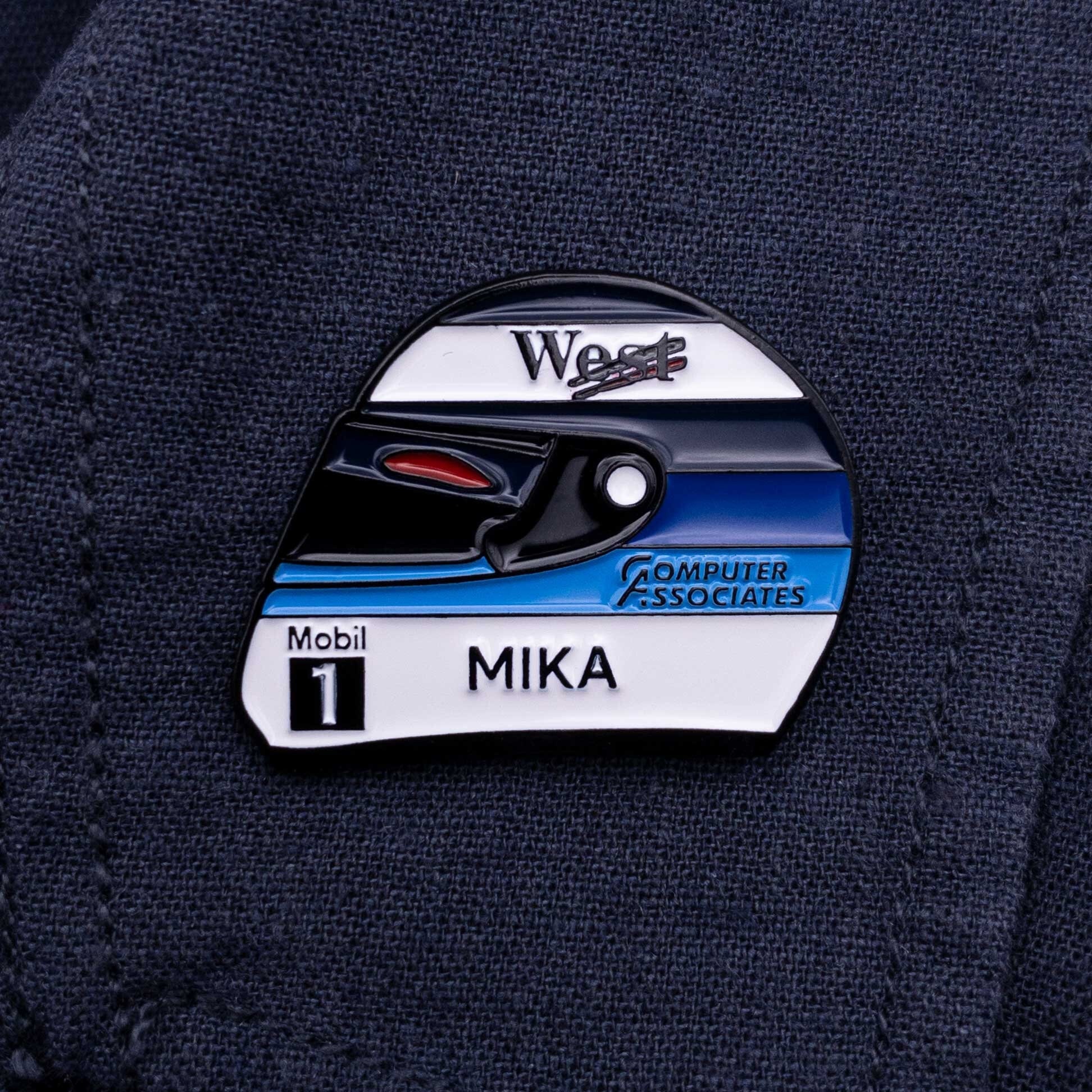 Mika Hakkinen 1998 Helmet Enamel Pin