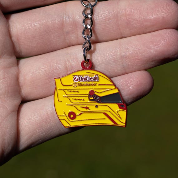 Lewis Hamilton 2025 Helmet Enamel Keychain