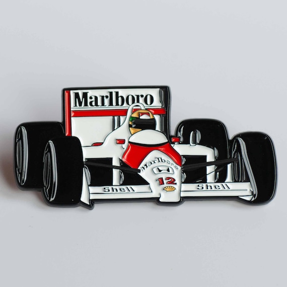 Ayrton Senna's MP4/4 Formula One Car Enamel Pin - Etsy