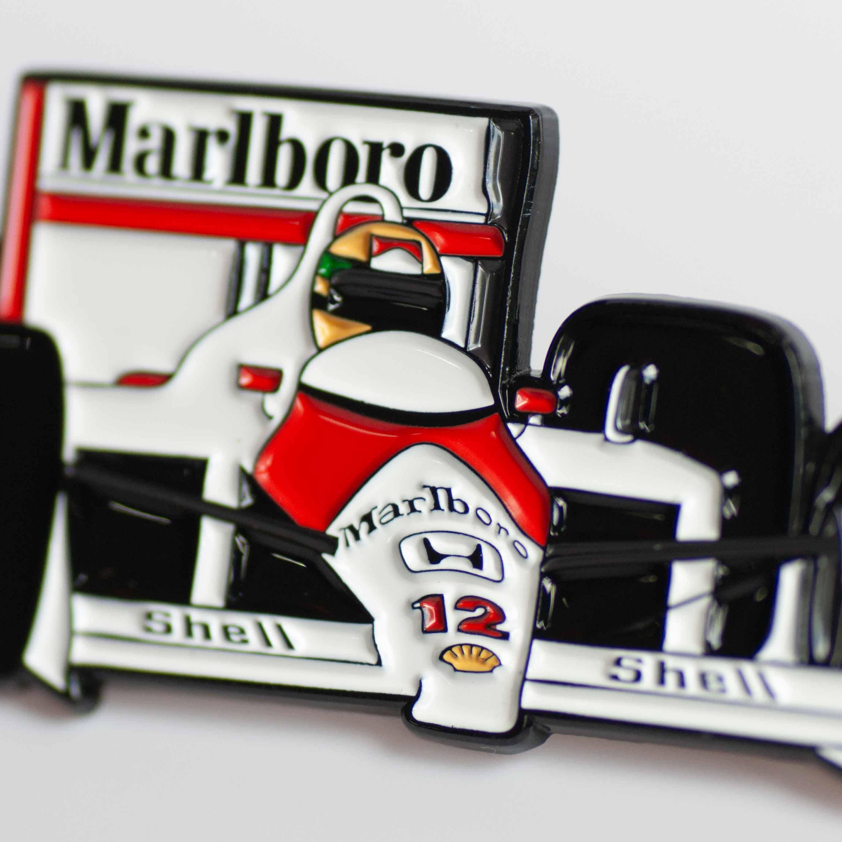 Pin's Email McLaren Honda F1 1988 Ayrton Senna - 57mm (Occasion)