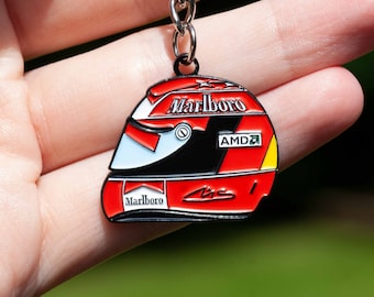 Chaveiro com o capacete de Michael Schumacher de 2004