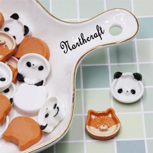 Dierenbord cabochons | Fox plaat cabochons | Panda plaat cabochons | Plaat cabochons | Schotel cabochons | Hars cabochons