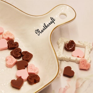 Cabochon cuore d'amore/Cabochon cuore/Cabochon d'amore/Cabochon di coppia/Cabochon in resina