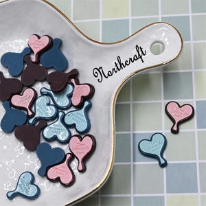 Cabochon lecca-lecca d'amore / Cabochon dell'amore / Cabochon lecca-lecca / Cabochon carini / Cabochon in resina