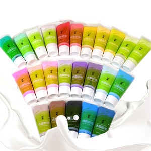 50g antivries Nep slagroom Silicone Deco Cream icing klei lijm 24 kleuren voor telefoonhoesje gratis 1 tip