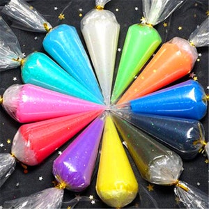 50g antifreezing Fake whipped cream Silicone Deco Cream Shimmer color for phone case free 1 tip