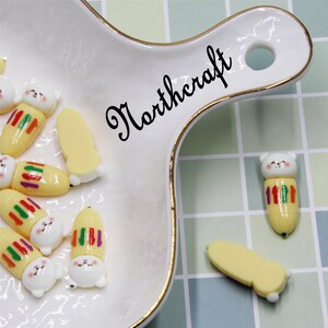 Bear pencil cabochons  | Bear cabochons |Pencil cabochons | Cute cabochons |Cartoon cabochons |Resin cabochons