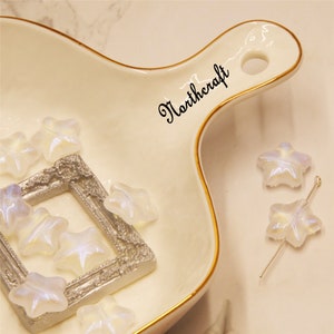 Clear star beads | Star beads | Loose beads | Resin beads |Acrylic beads
