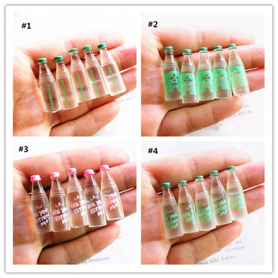 5/10/20/50pcs Water Bottle Charm Resin Charm for Jewelry Making Design  Charms Fashion Earring Pendant Necklace Charms 3110mm 