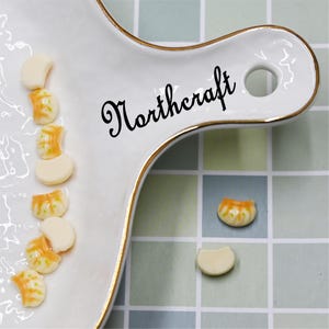 Mini fried dumpling cabochons | Fried dumpling  cabochons |Potsticker cabochons | Food cabochons |Cute cabochons |Resin cabochons