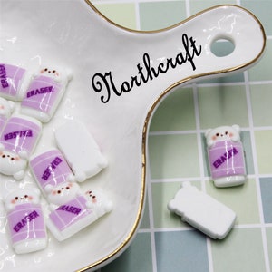 Bear eraser cabochons Bear cabochons |Eraser cabochons | Cute cabochons |Cartoon cabochons |Resin cabochons