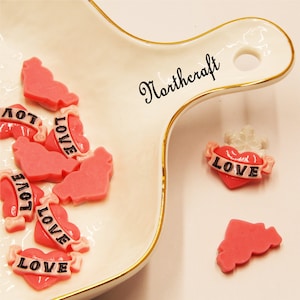Liefde hart cabochons | Ik hou van cabochons | Hart cabochons | Paar cabochons | Cartoon cabochons | Hars cabochons