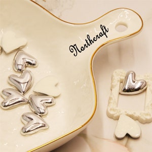 Zilveren hart cabochons |Hart cabochons | Gotische cabochons| Ik hou van cabochons | Paar cabochons | Hars cabochons