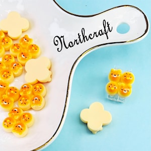 3D-cartoon broodcabochons | Cartoon broodcabochons | Voedselcabochons |Schattige cabochons |Harscabochons