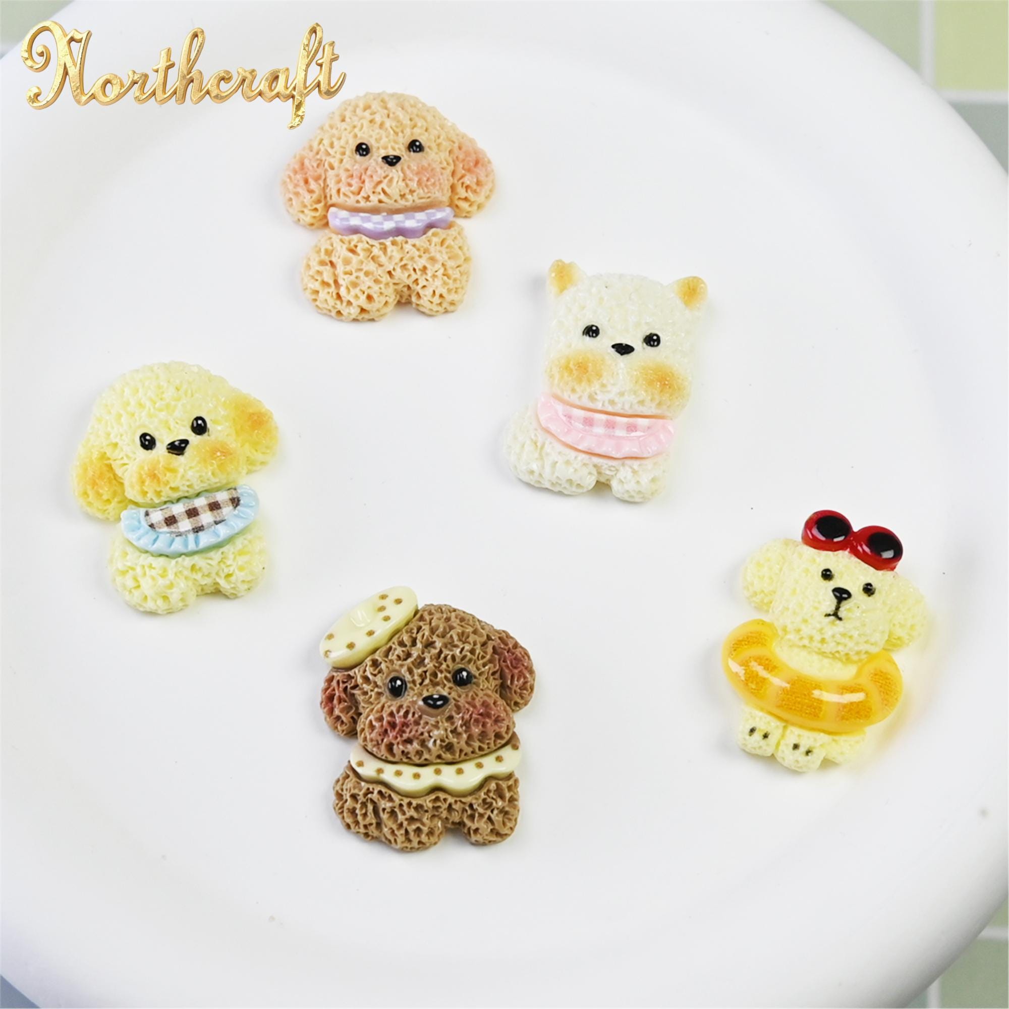 Bellyband Dog Cabochons | Swim Ring Dog Cabochons | Dog Cabochons