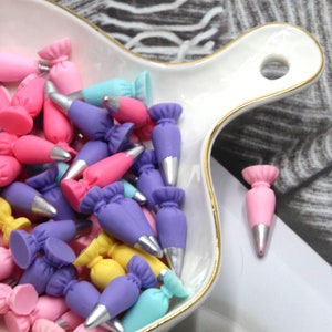 Mini cabochon con colla color crema / cabochon con colla color crema / cabochon / cabochon in resina
