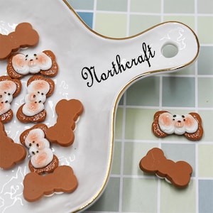 Hundeknochen Cookie Cabochons |Knochen-Cookie Cabochons | Cookie Cabochons |Essen Cabochons |Resin Cabochons
