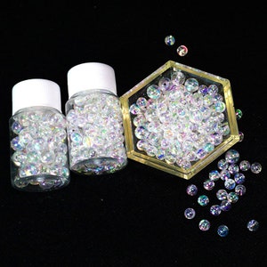 Mini iriserende bubble bal kraal epoxy schimmel sieraden vullen diy